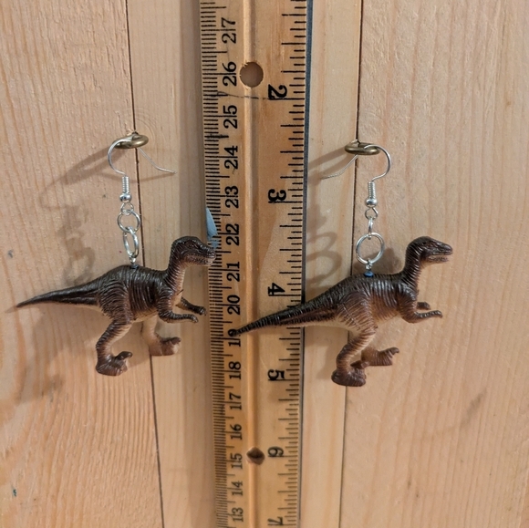Dinosaur Earrings - Picture 2 of 4